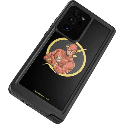 DC Comics The Flash Folded Arms Pose Galaxy Note20 Ultra 5G Waterproof Case